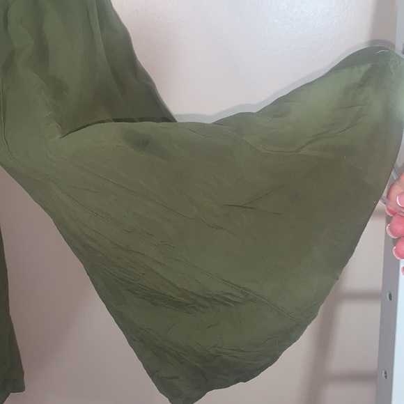 Silence + Noise Army Army Green Sleeveless Jump Suite - Picture 3 of 12